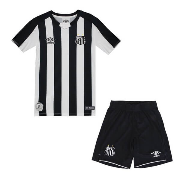 Camiseta Santos 1ª Niño 2019/20 Blanco Negro